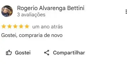 Avaliação de cliente