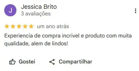 Avaliação de cliente
