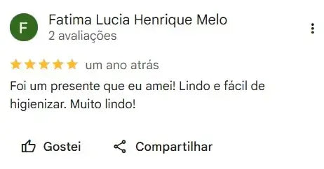 Avaliação de cliente