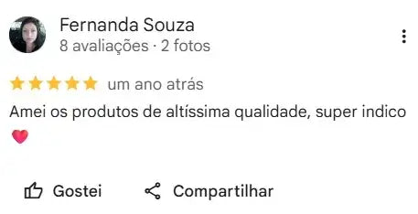 Avaliação de cliente
