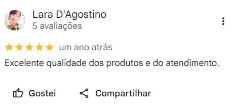 Avaliação de cliente