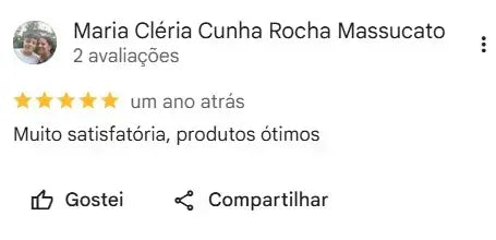 Avaliação de cliente