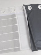 Forro blackout branco destacável por velcro da Cortina Lava Fácil Capriche modelo Hera