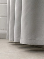Branco | Caimento do tecido da Cortina Blackout Eclipse Simple branco