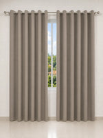 Castor | Cortina Blackout Eclipse Simple castor em ambiente com luz natural