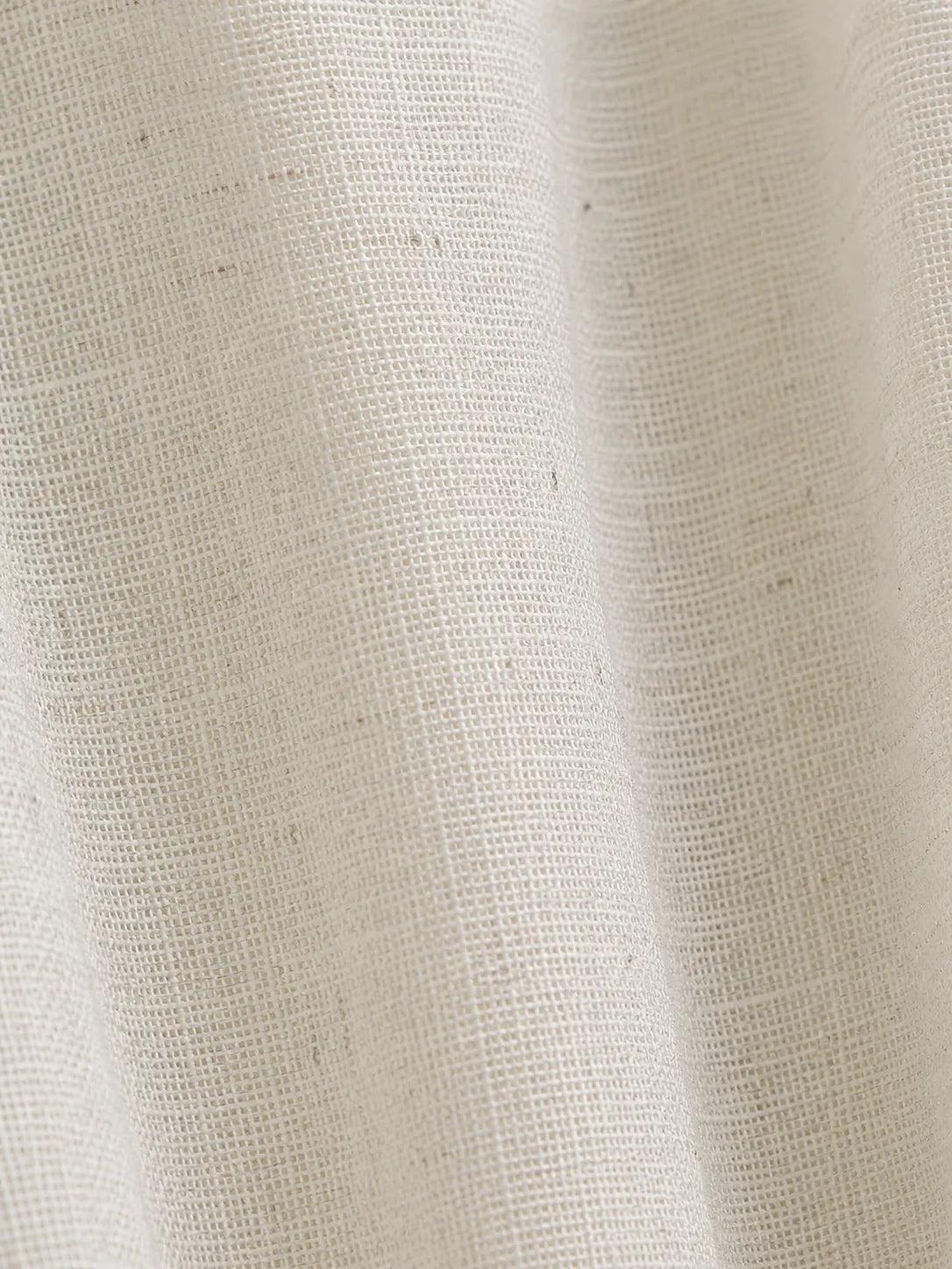 Textura do tecido da Cortina Sutille Trend bege em detalhe