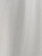 Textura do tecido da Cortina Sutille Trend branco em detalhe
