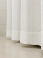 Branco | Caimento do tecido da Cortina Sutille Trend branco