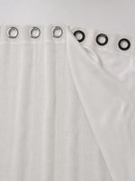 Branco | Forro de microfibra branco por trás do voil da Cortina Sutille Trend branco