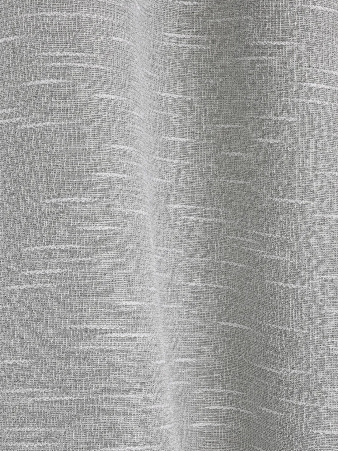 Textura do tecido da Cortina Sutille Trend cinza em detalhe